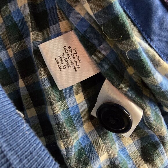 UNTUCKit Jacket Mens Large Blue Bomber Harrington Golf Plaid Lined Casual Preppy - Picture 12 of 12